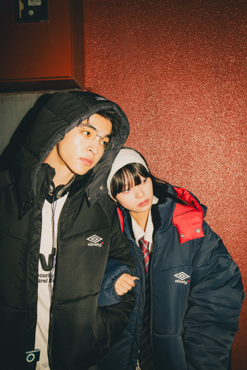 9090 × umbro Removable Hood Puffer Jacket – YZ