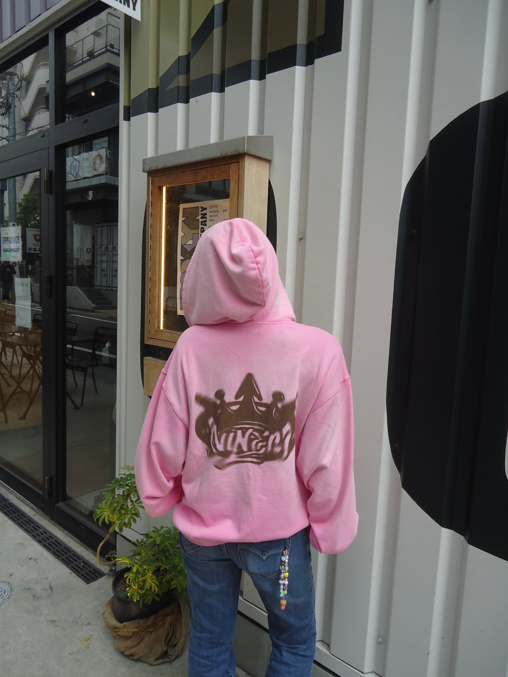 Motion King Logo Pigment Zip Hoodie – YZ
