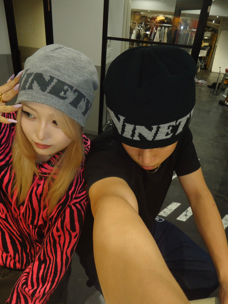 NINETY Logo Beanie – YZ