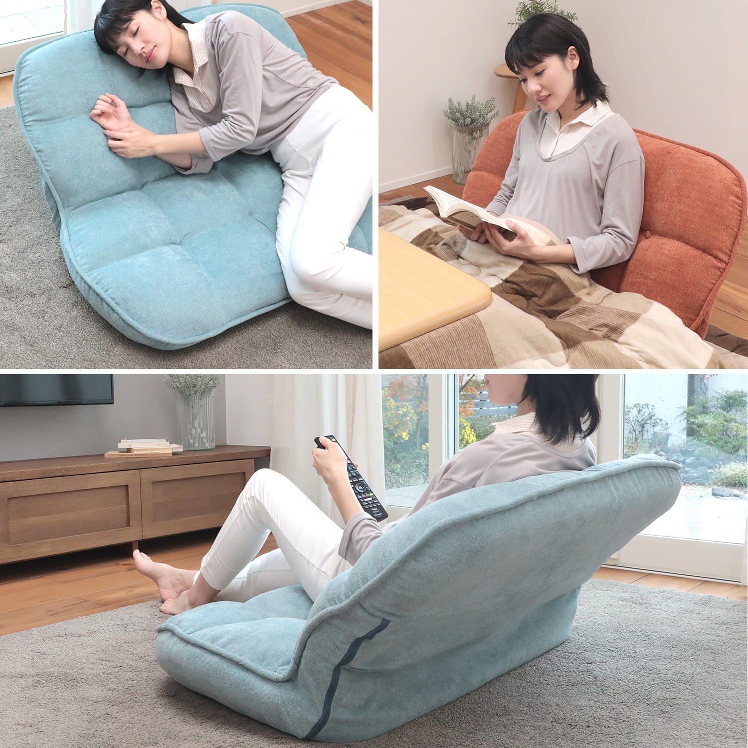 ソファ ソファー 1人掛け 座椅子 リクライニングソファ もこもこ