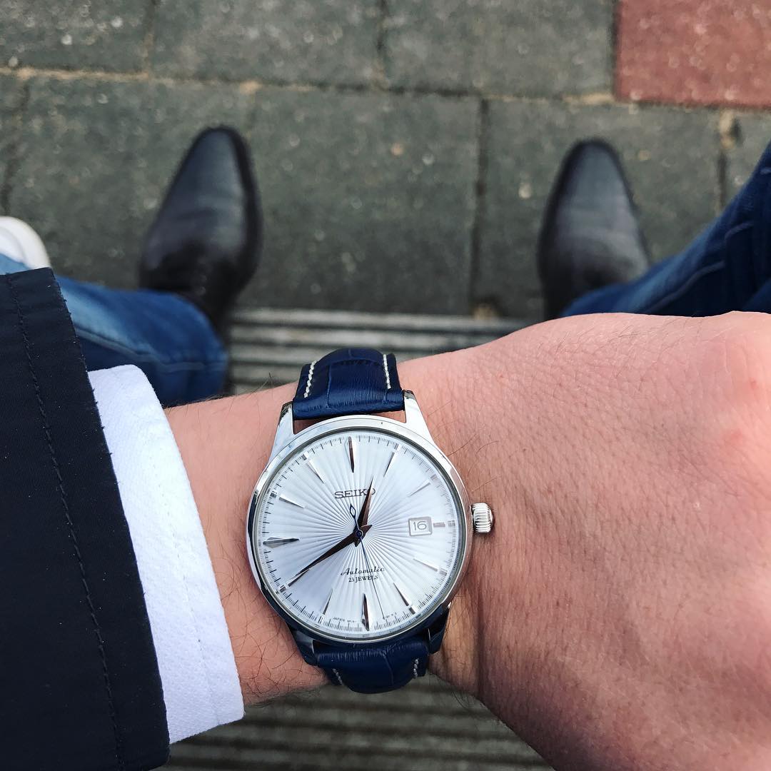 レビュー】セイコー “COOL” メカニカル SARB065 アイスブルーな