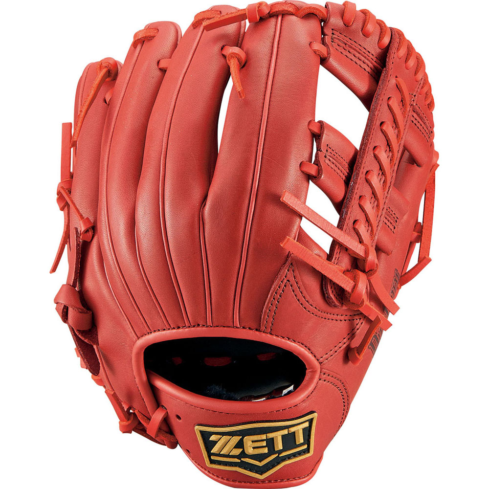 美品】ZETT DUAL CATCH BRGB34410 オレンジ 美品】ZETT DUAL CATCH