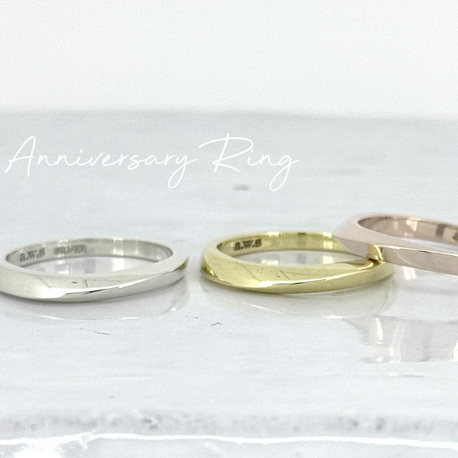 手作り指輪／アニバーサリーリング・真ちゅう製｜a．w．s 那須本店