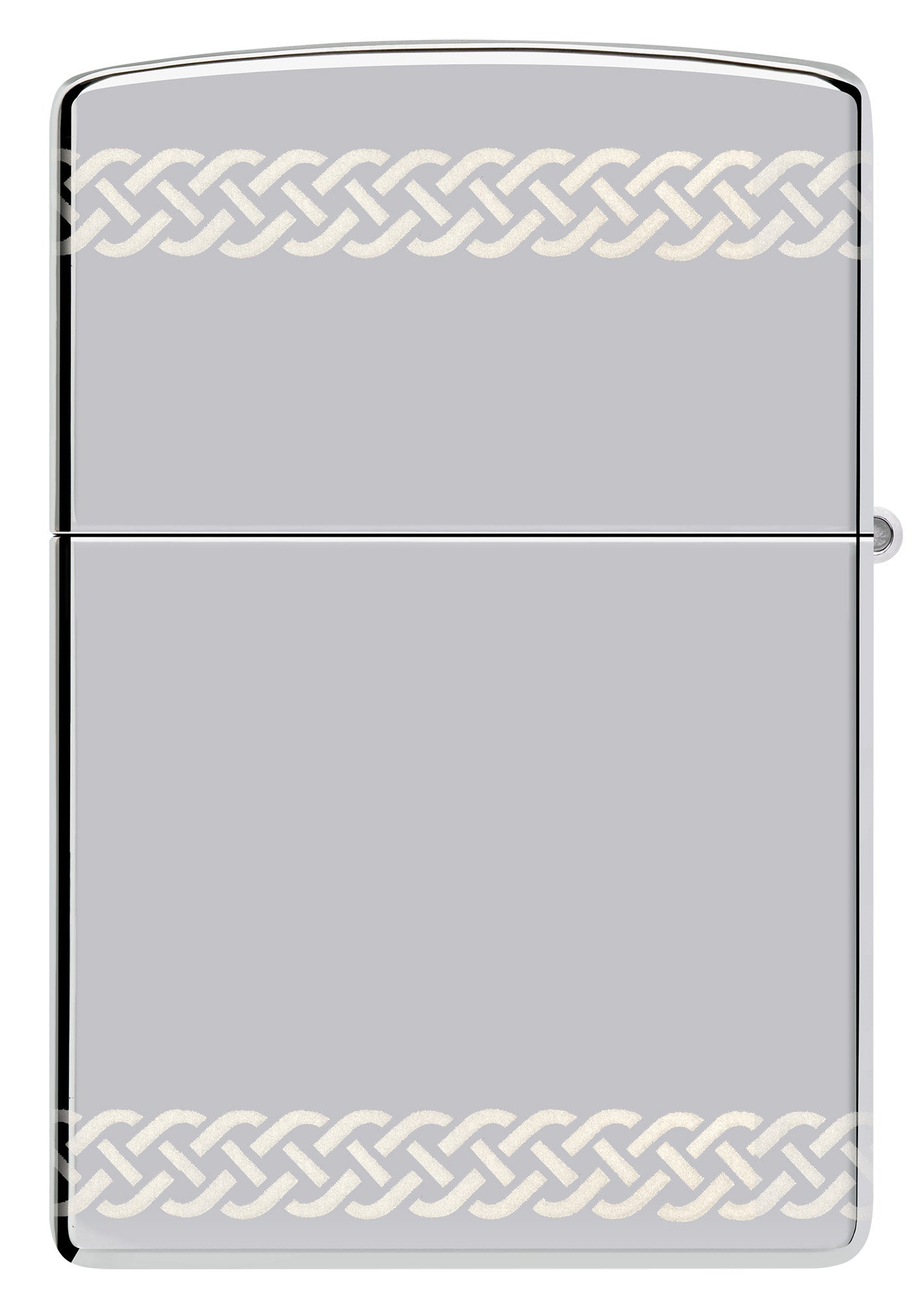 Zippo Laser 360° Clover Design High Polish Chrome Windproof