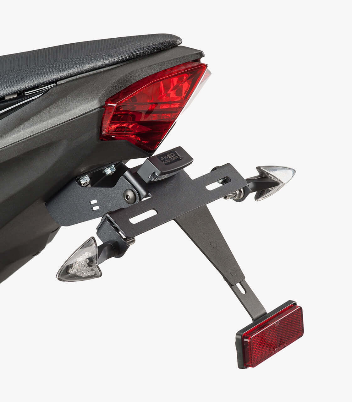 Puig License Plate Bracket 7788N for Kawasaki Ninja 125/250, Z125/250