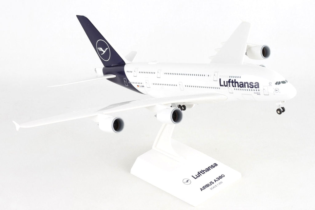 Skymarks Lufthansa Airbus A380-800 1/200 Scale Plane with Stand D