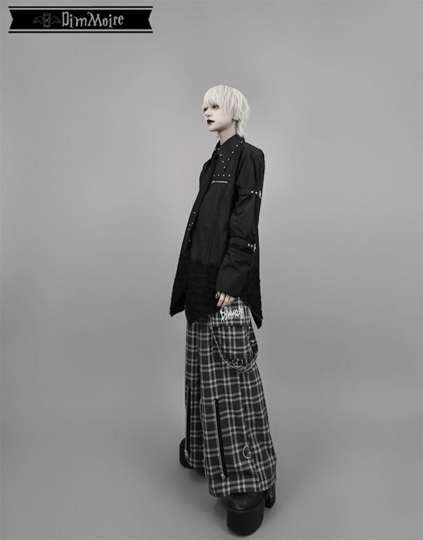 DimMoire【ディムモアール】PUNKワイドパンツ/Black