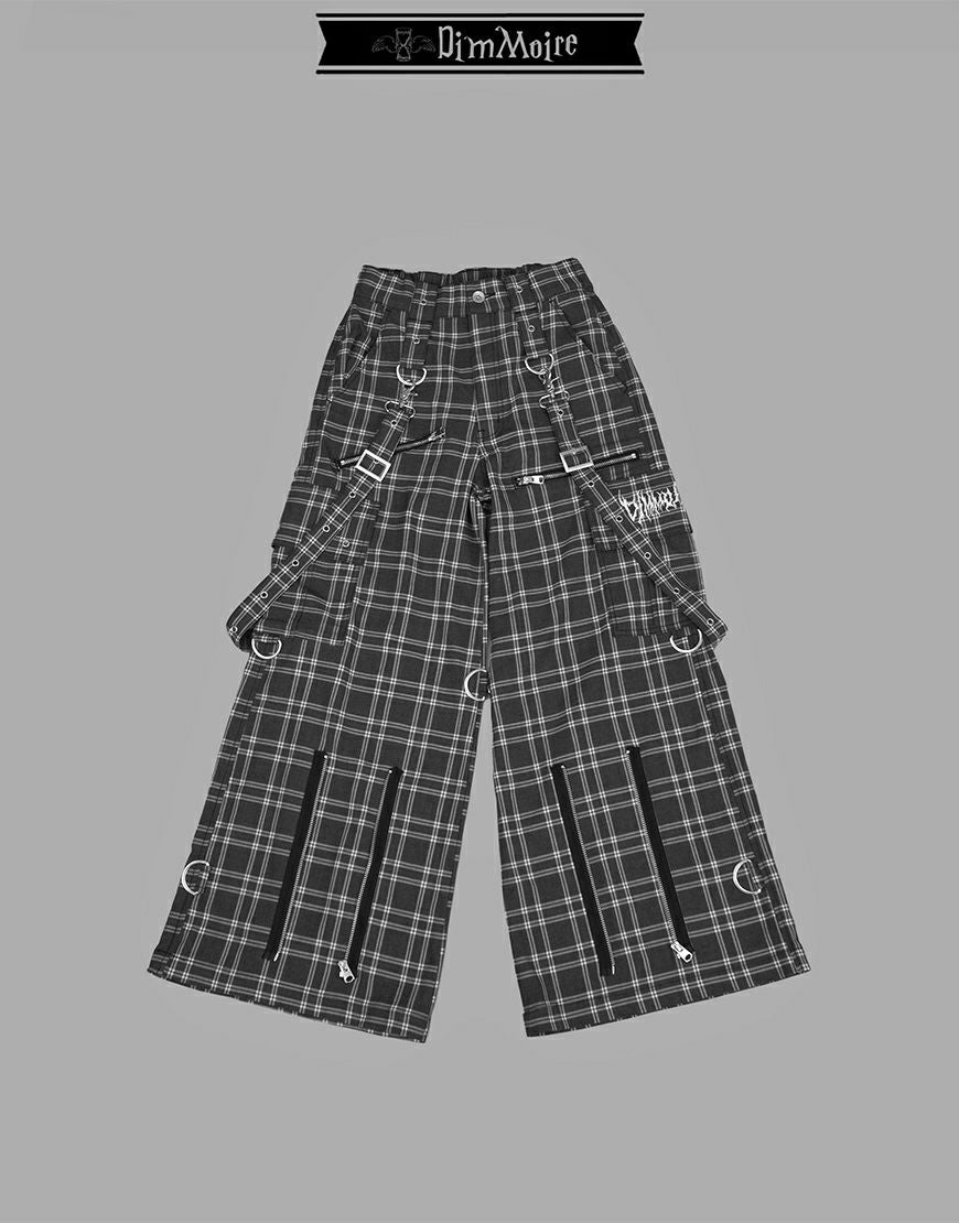DimMoire【ディムモアール】PUNKワイドパンツ/Black