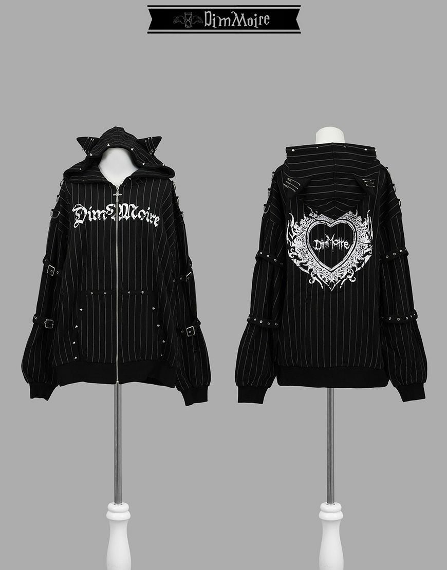 DimMoire【ディムモアール】Evil Catパーカー/Black