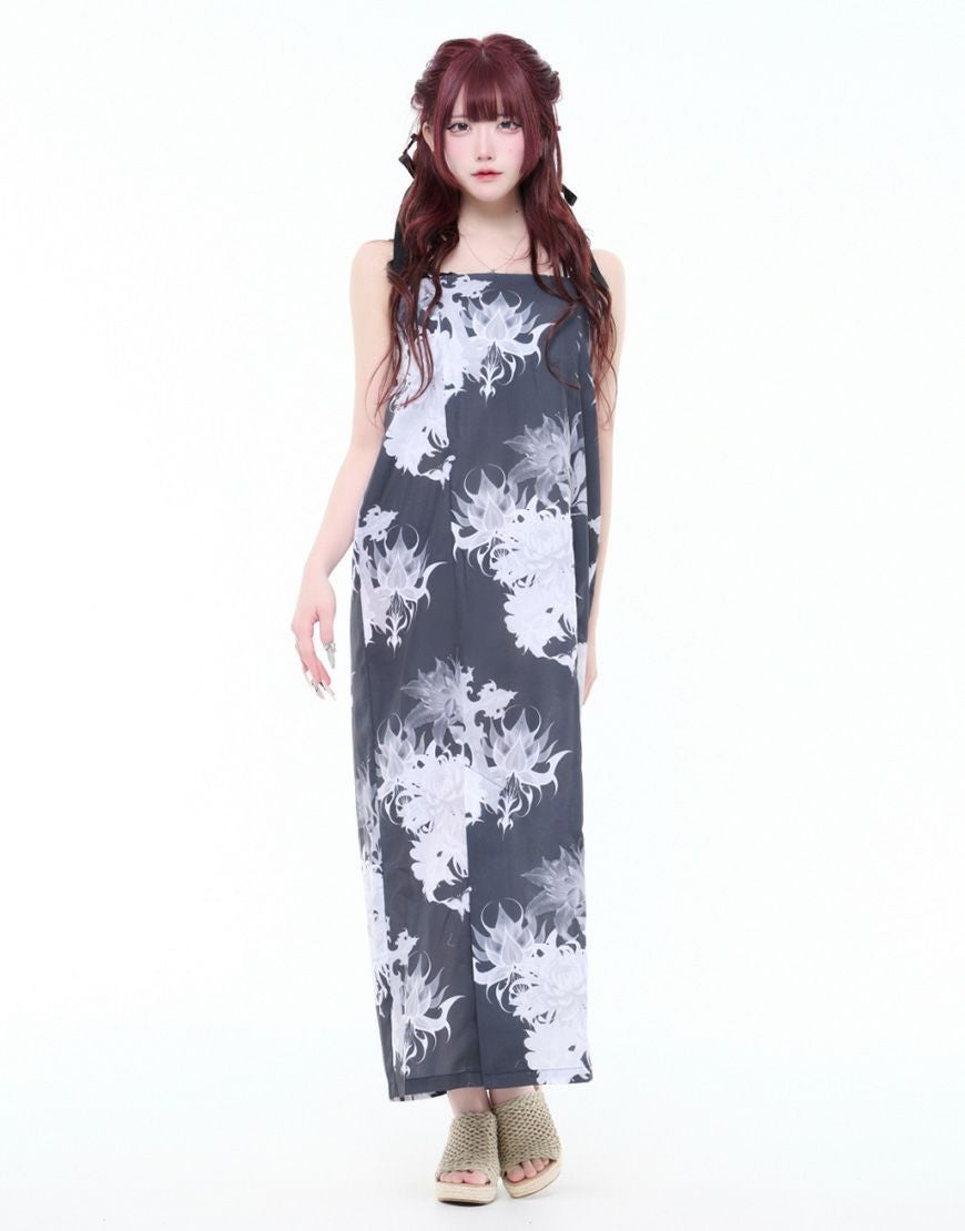 REFLEM【レフレム】2wayセパレート総柄浴衣5点SET(羽織・キャミ