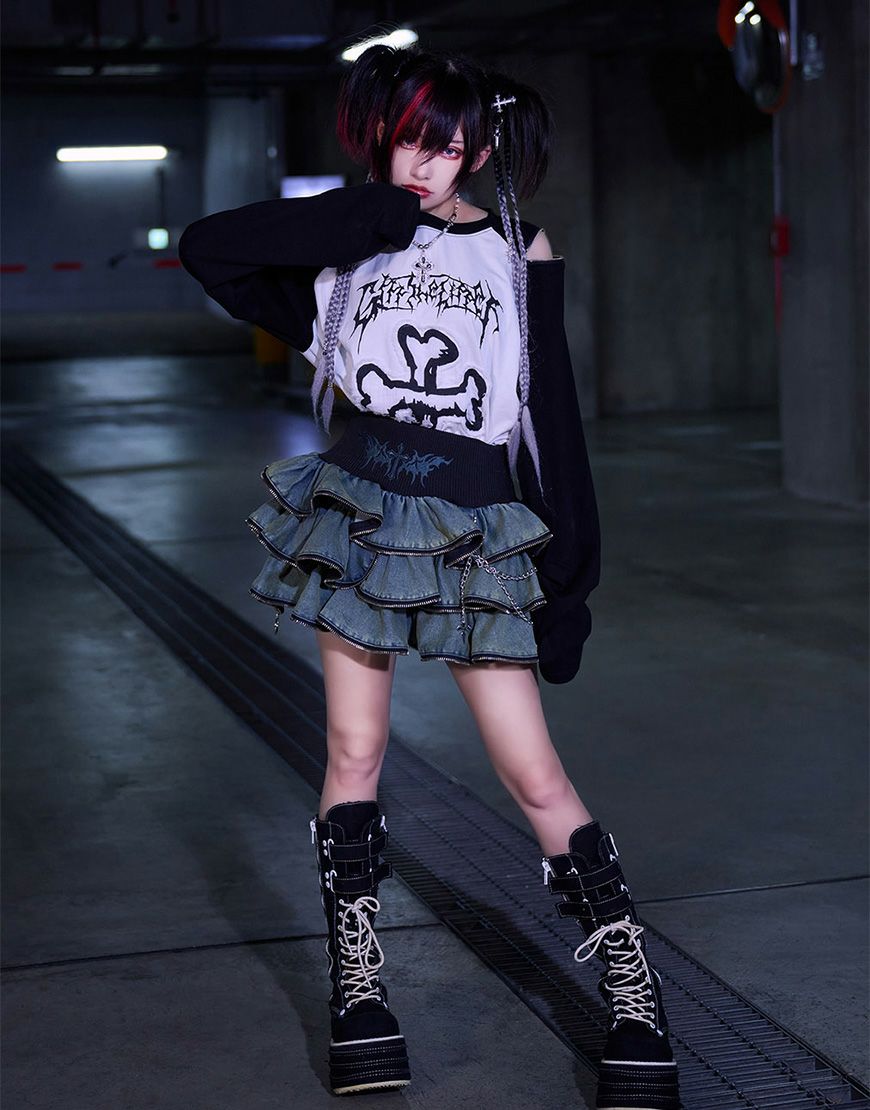 Grrr the Lipper【ガルルザリッパー】悪魔NOジップスカート/全3色