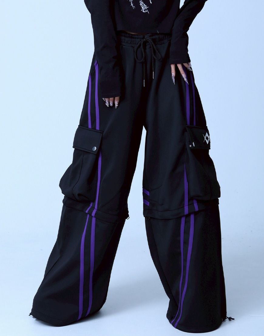 REFLEM【レフレム】2WAYワイドカーゴジャージパンツ/全2色