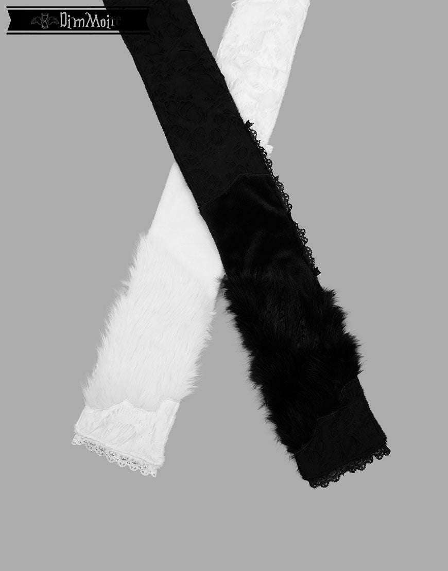 DimMoire【ディムモアール】十字の誓いつぎはぎマフラー/Black