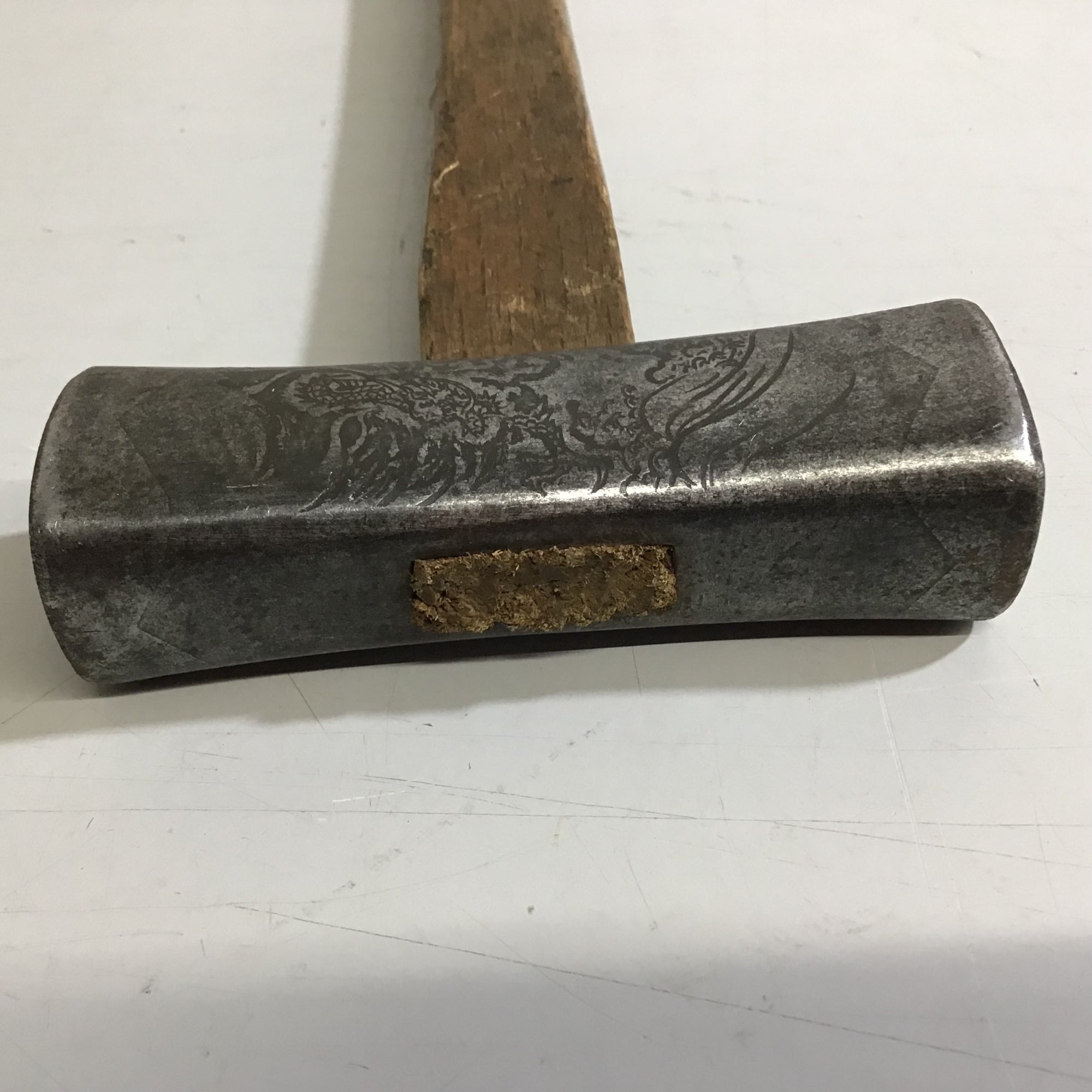 中古品】☆送料無料☆ 玄能 玄翁 菱貫 ヒシヌキ 150匁 竜虎 大工道具