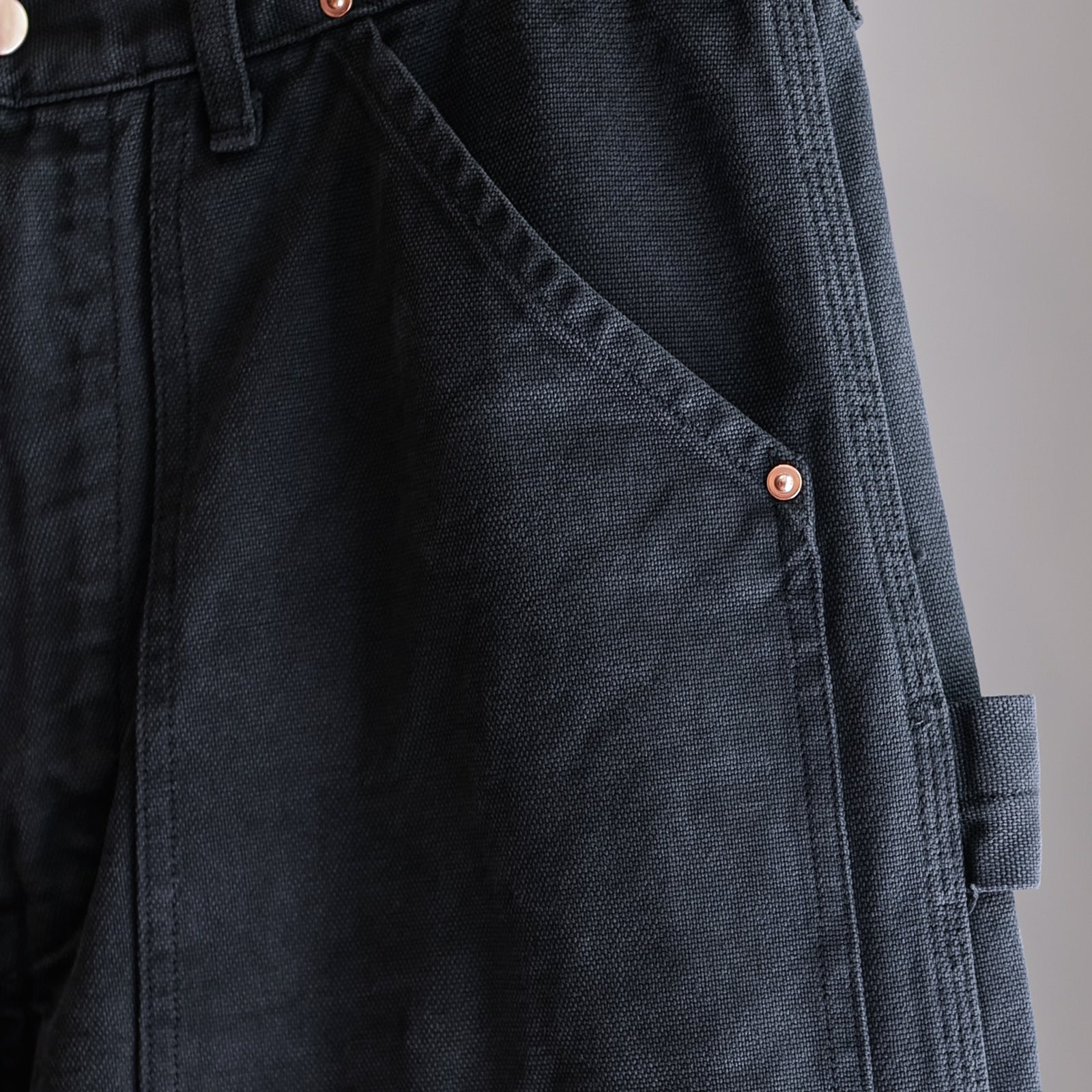 COTTON DUCK PAINTER PANTS BLACK – ABOUT