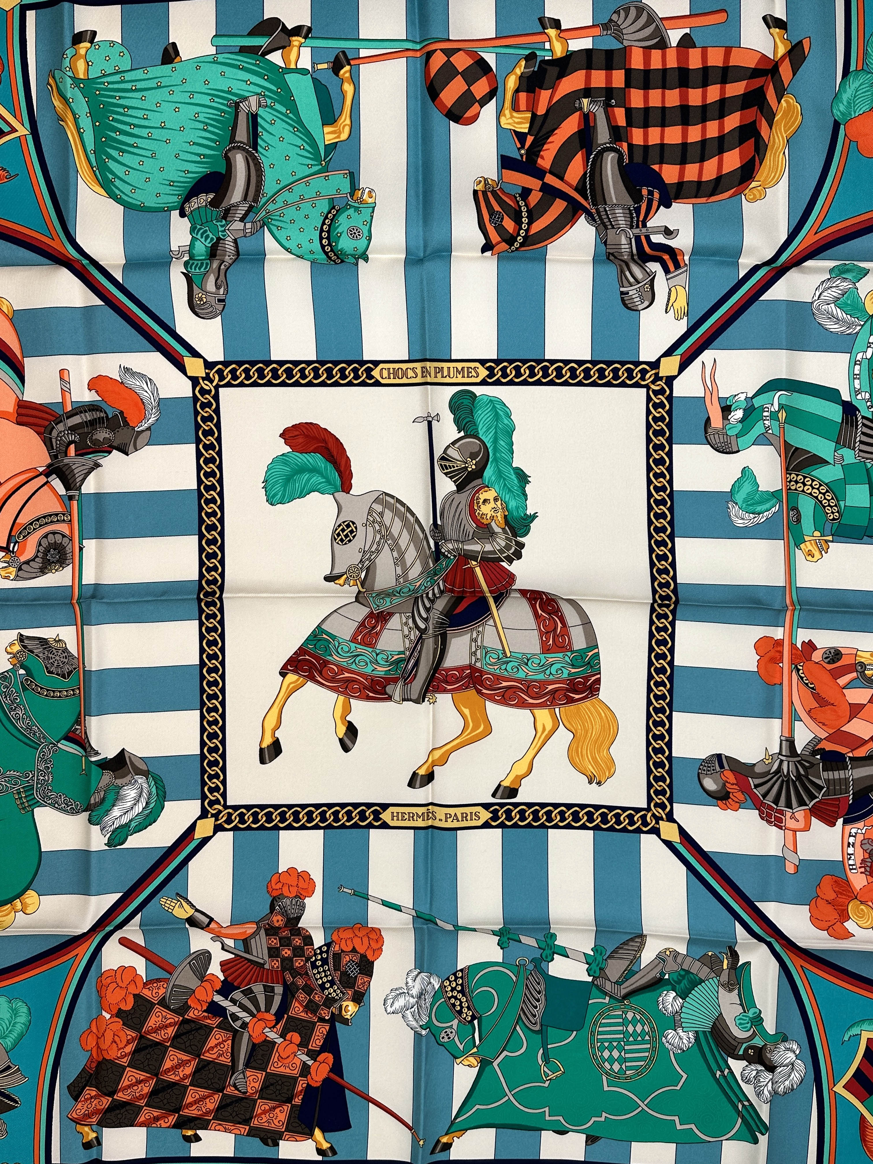 Hermès Chocs en Plumes 90