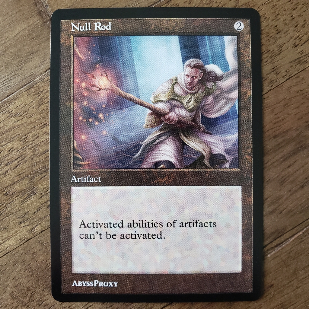 Null Rod #A - MTG Discontinued - Abyss Proxy Shop: Enhance Your