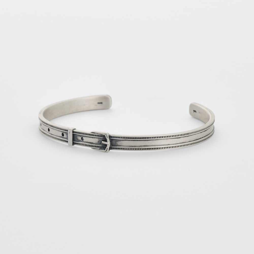 TOM BINNS シルバー バングル Love me Tender アガット