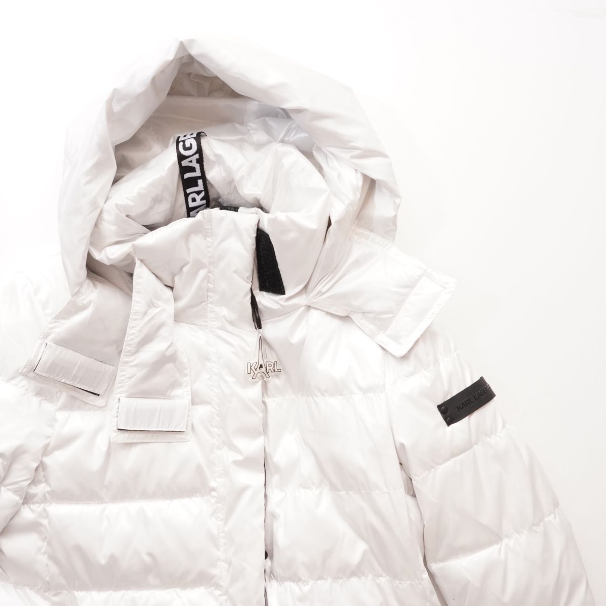 KARL LAGERFELD PARIS カールラガーフェルドパリス ホワイトダウン