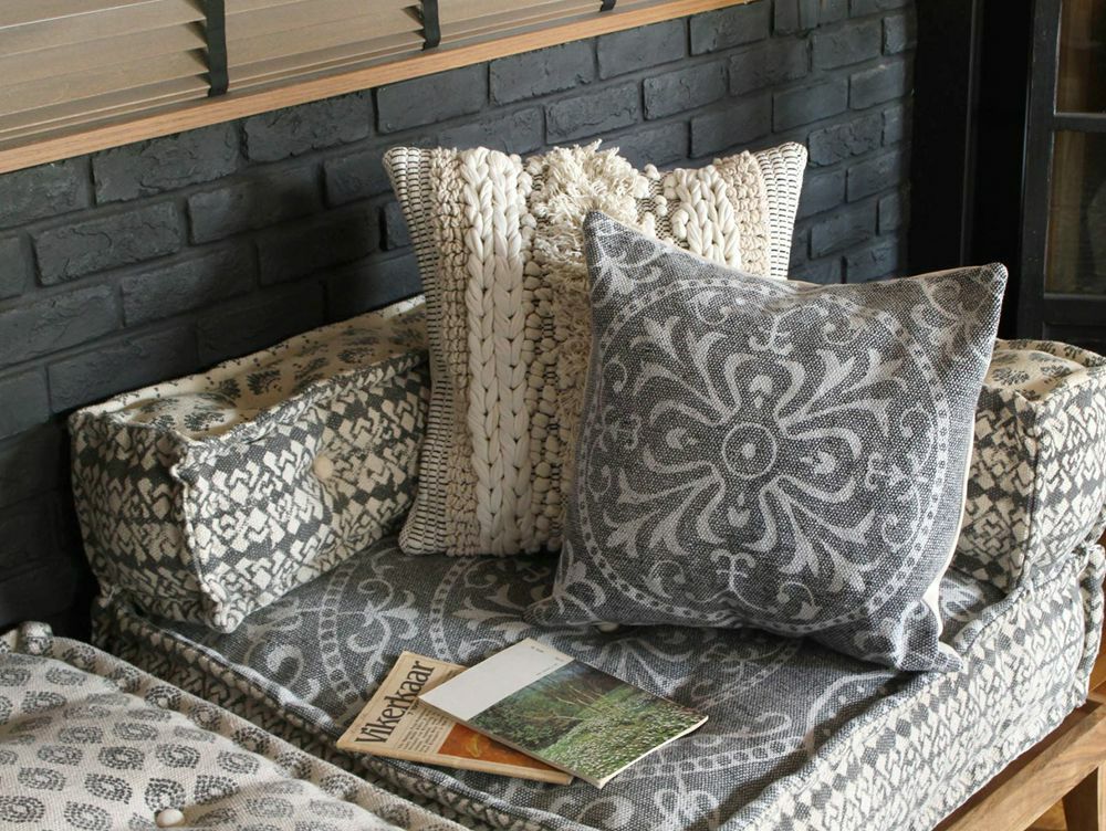 送料無料】ブロック マルチ ソファ コーナー ジオ グレー - a.depeche