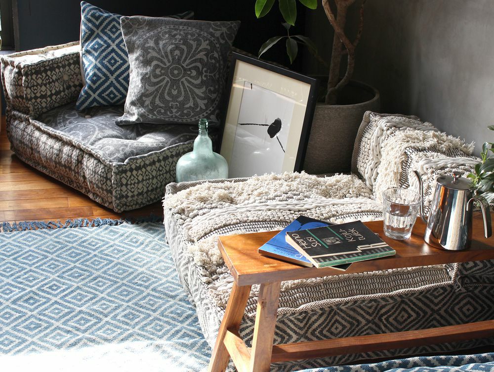 送料無料】ブロック マルチ ソファ コーナー ジオ グレー - a.depeche