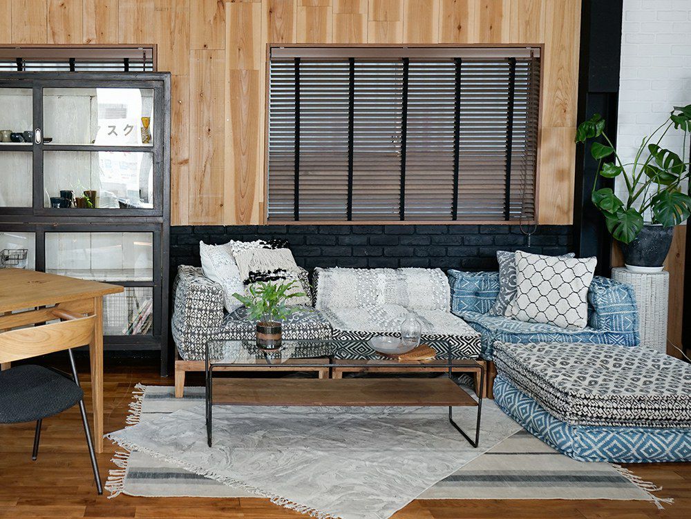 送料無料】ブロック マルチ ソファ センター マック ホワイト - a