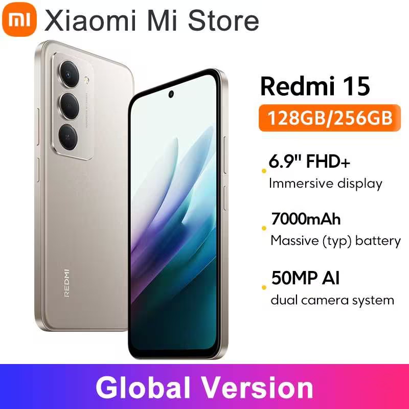 Global Version Redmi 15 Smartphone 6.9