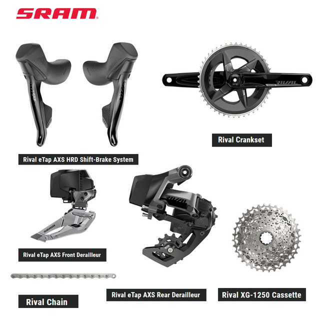 SRAM RED AXS 機械式ブレーキ用左右シフター