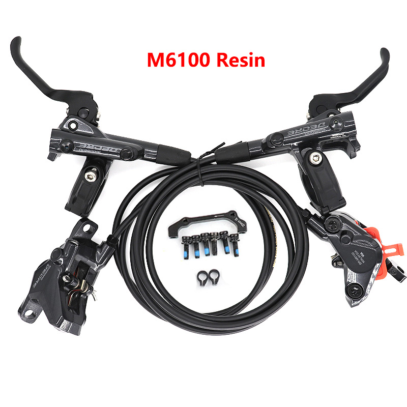 シマノ DEORE M6100 m6120 油圧ディスクブレーキセット 2 ピストン