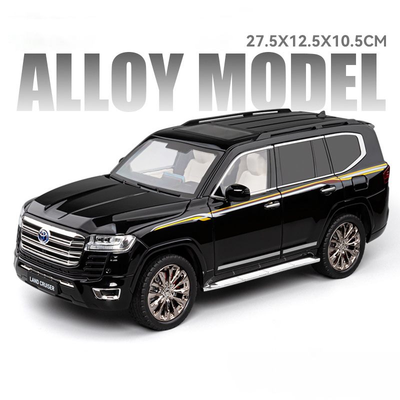 Large Size 1/18 Toyota Land Cruiser LC300 ZX Alloy Car Model