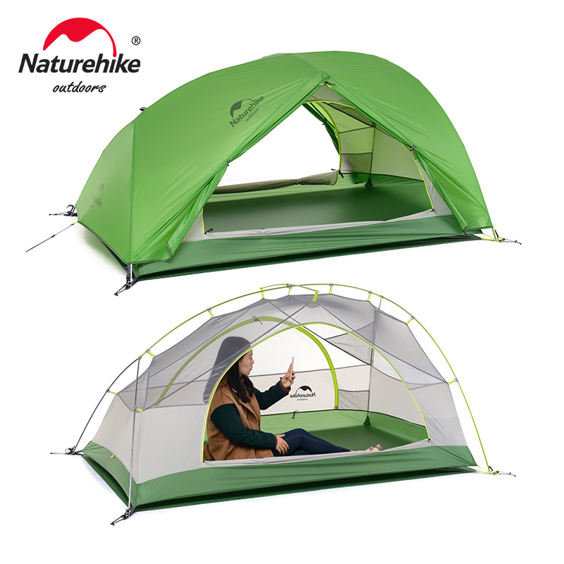 Naturehike スターリバー 2 UL テント 2 人超軽量防水キャンプ二重層 3