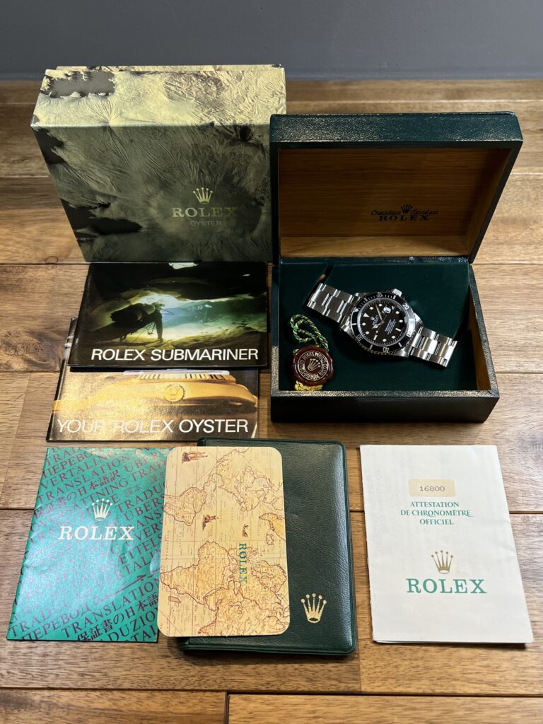 中古】ロレックス サブマリーナ 168000 ブラック(黒) トリチウム 98