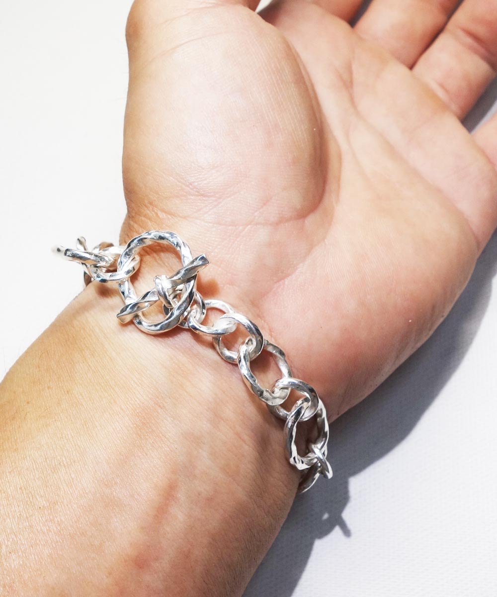 SILVER1000 SILVER CHAIN BRACELET(純銀製 シルバーチェーン