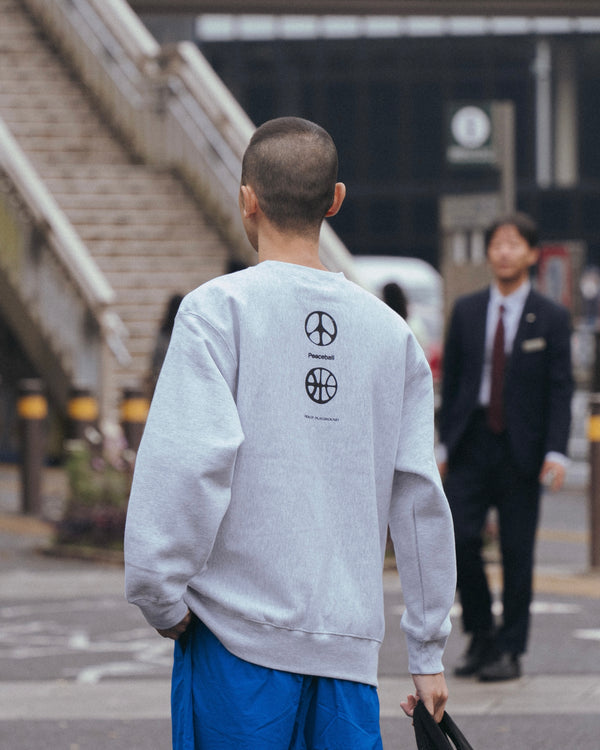 AKTR PUP PCBALL CREWNECK SWEAT GY – AKTR OFFICIAL