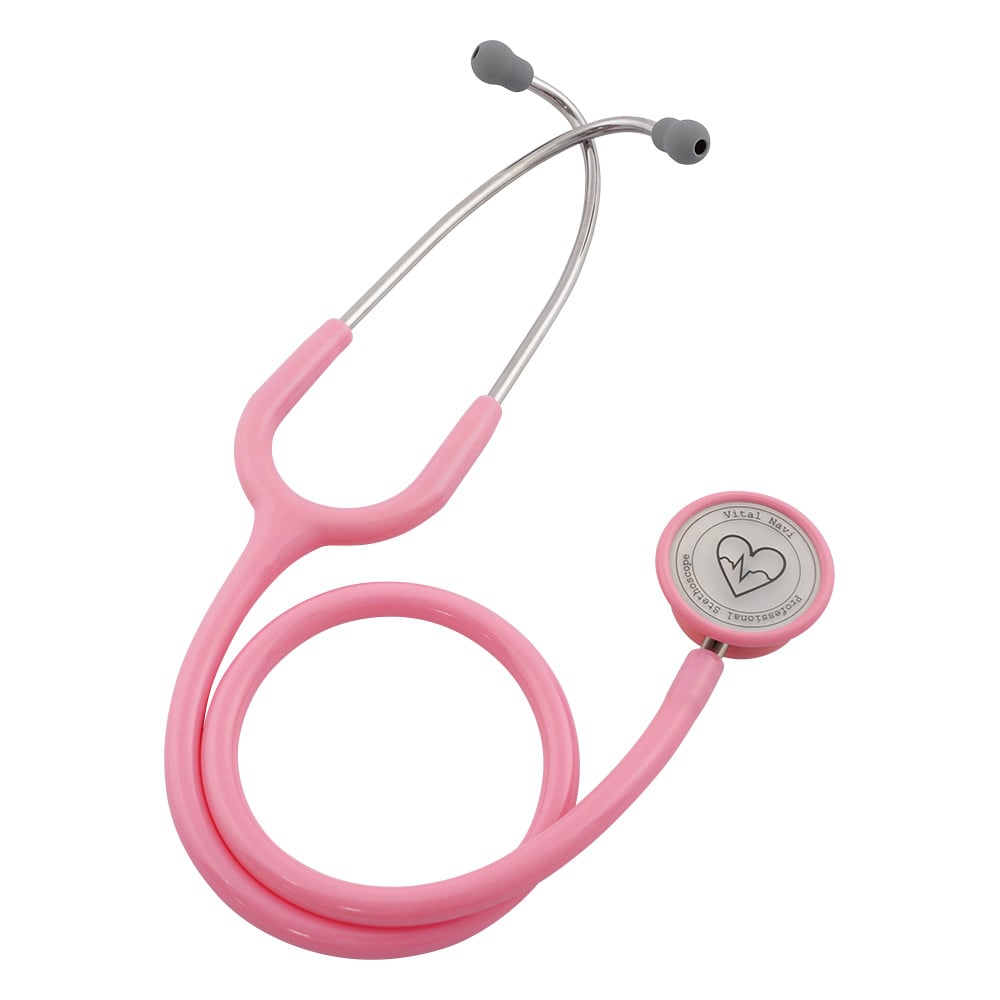 7-8453-04 バイタルナビ聴診器（プロフェッショナル） ピンク VNP-04