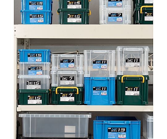 0-1763-01 収納ボックス 349×200×181mm NC'BOX11 【AXEL】 アズワン