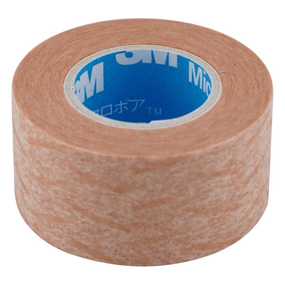 0-5201-02 マイクロポア(TM)スキントーンサージカルテープ 6巻入