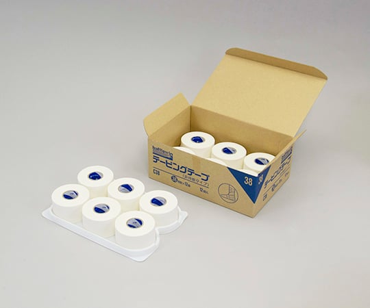 0-8029-04 テーピングテープ［非伸縮］ 12巻入 C-38 【AXEL】 アズワン