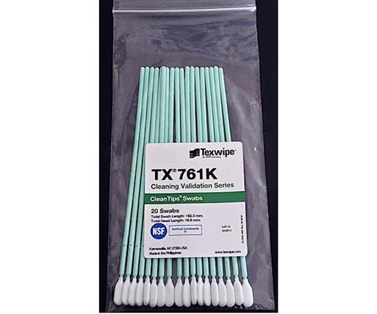 1-8057-02 TOCサンプリングスワブ ポリエステルニット 6.8×16.8×2.8mm