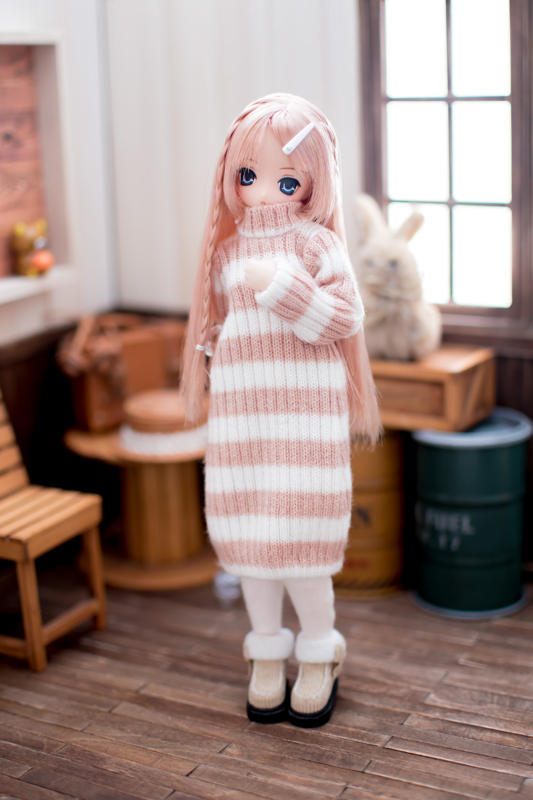 愛ちゃんのロングニット - Aika Flowers