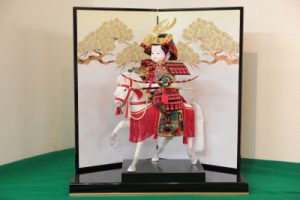 かっこいい五月人形です。馬乗り大将です。 | 岡崎市｜味岡人形