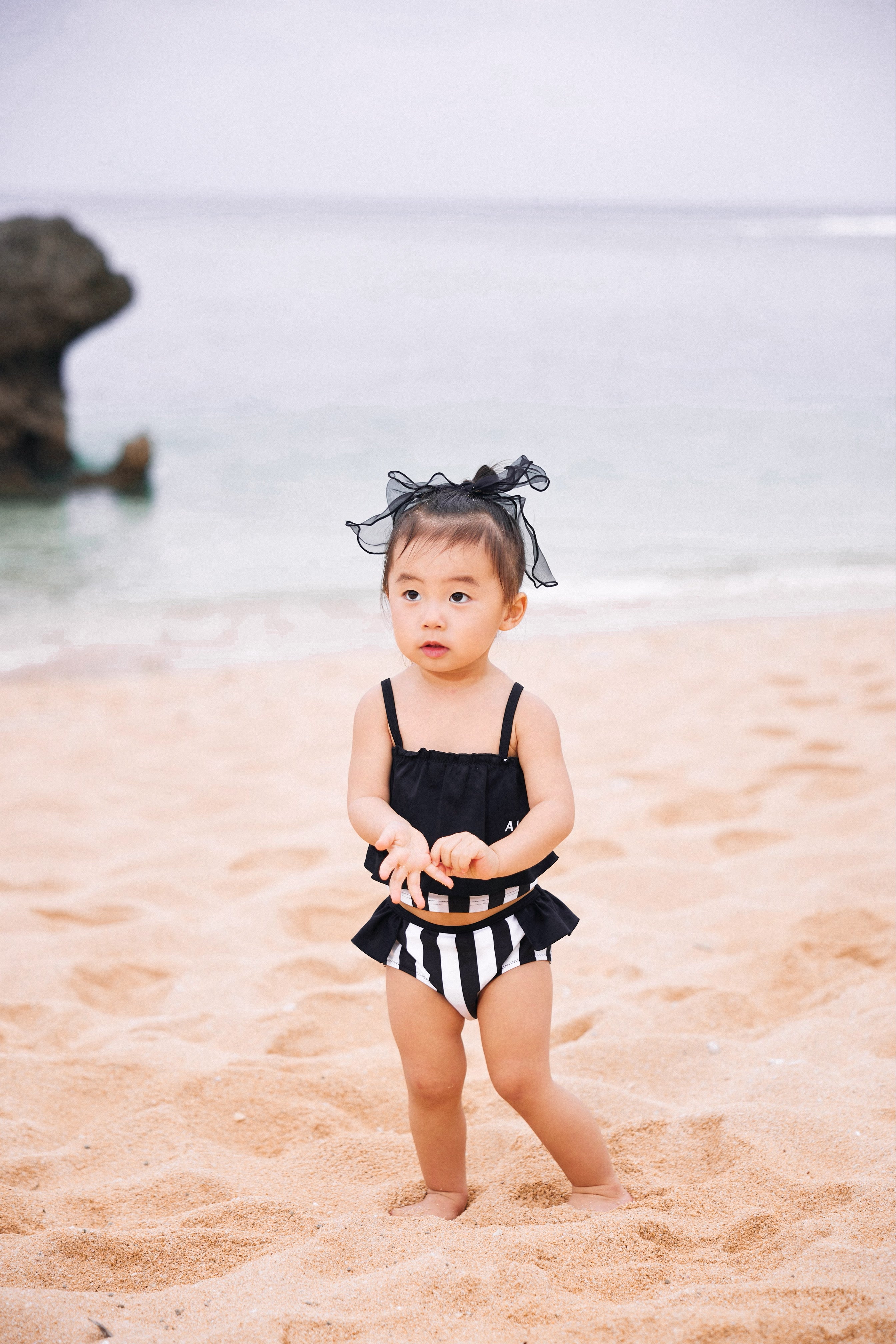 KIDSストライプビキニ