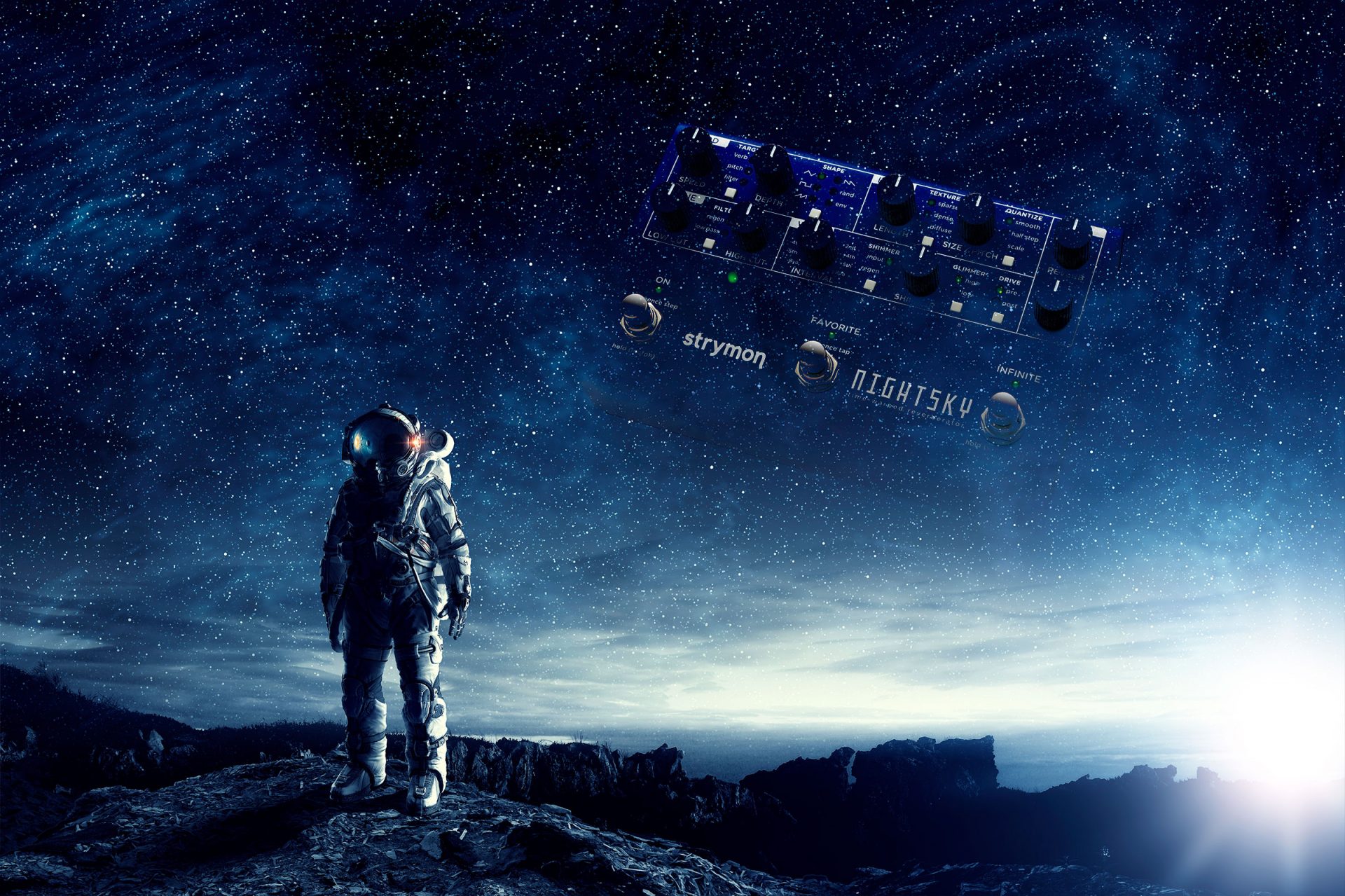 strymon NIGHTSKY タイムワープリバーブ ワンオーナー 美品 strymon