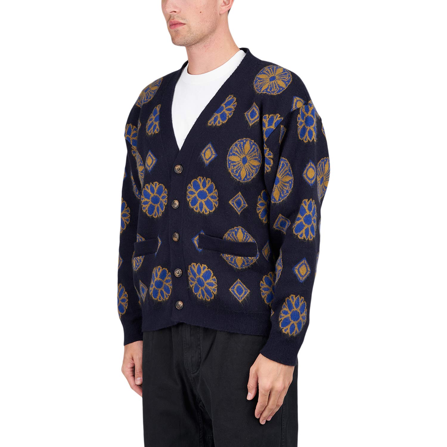 Fucking Awesome Three Kingdoms Cardigan (Dark Blue) PN25314
