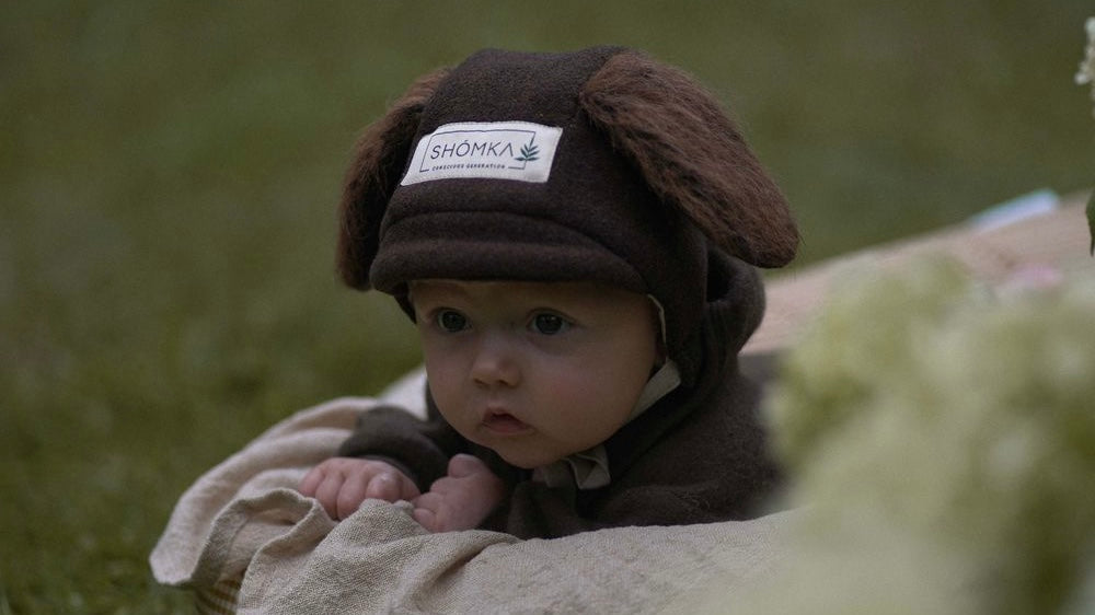 Bear Newborn Bonnet - Neutral [SHOMKA] – anoko.