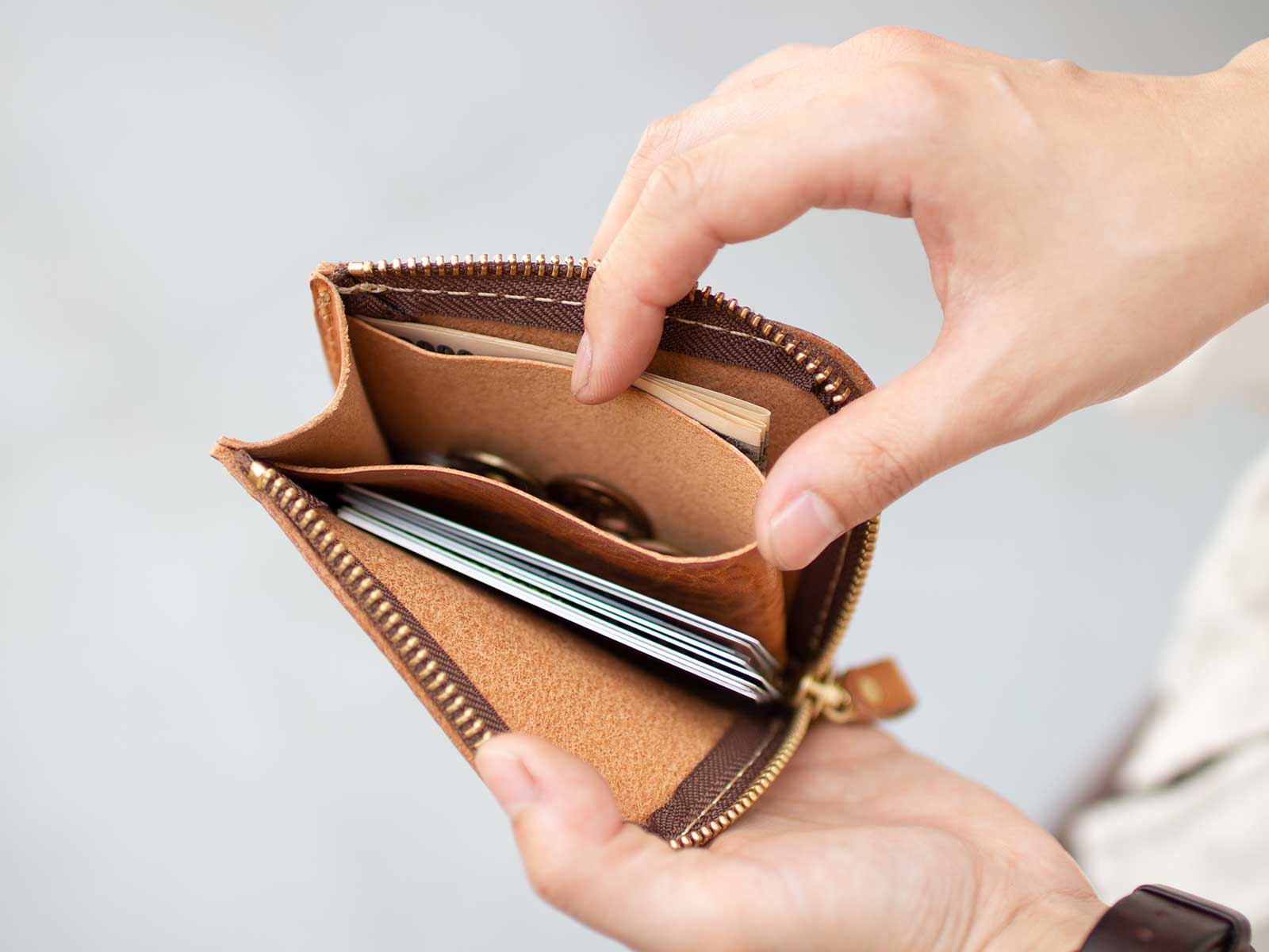 L字ファスナーミニ財布 |analogico（アナロジコ）