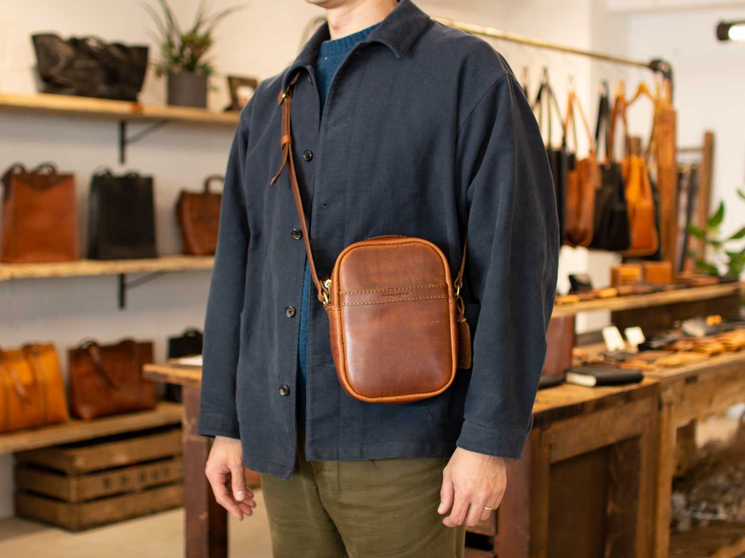 ポケットミドルショルダー |analogico（アナロジコ）