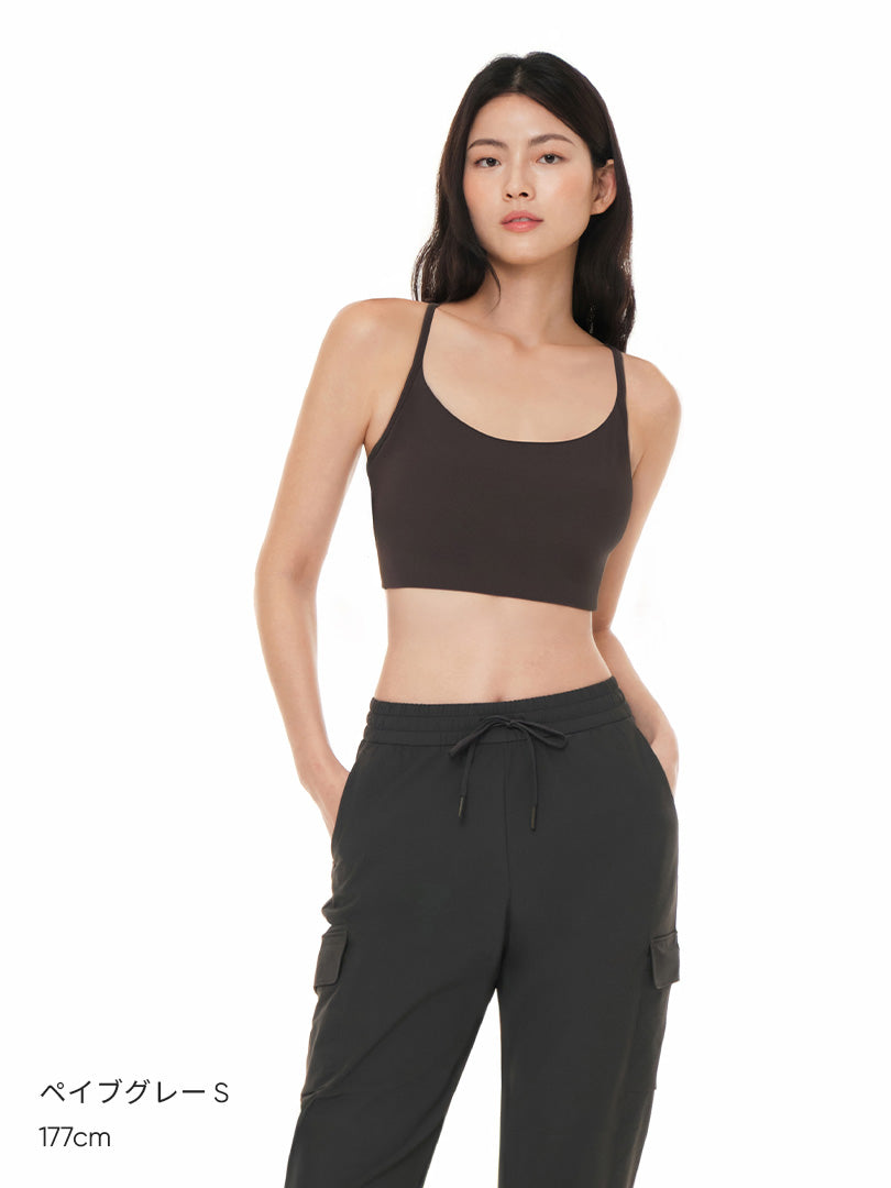 Airexpert Yバック クロップド スポーツブラ (パッド縫い付け) | andar