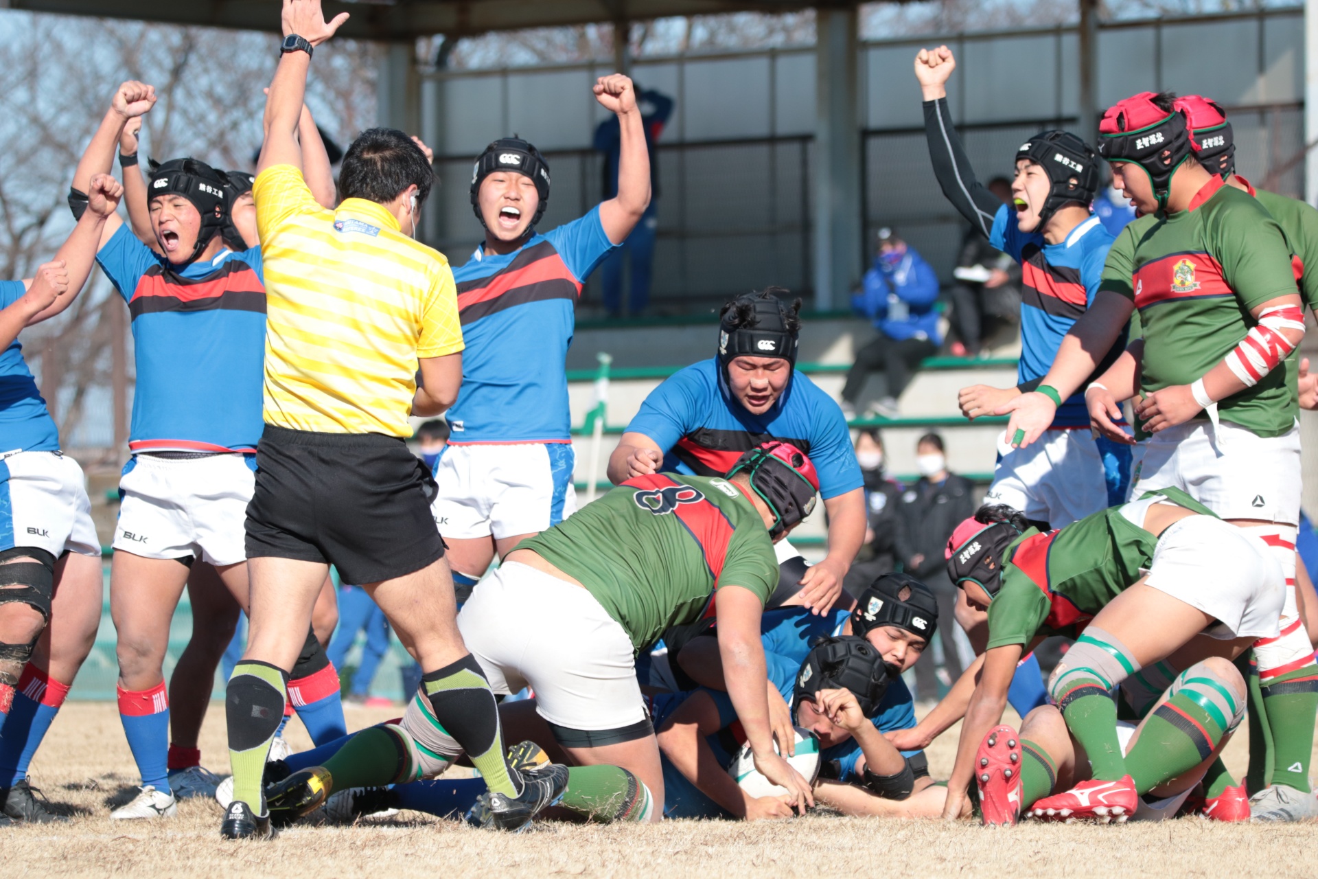 準々決勝 熊谷工業×正智深谷｜令和3年度 埼玉県高等学校ラグビー
