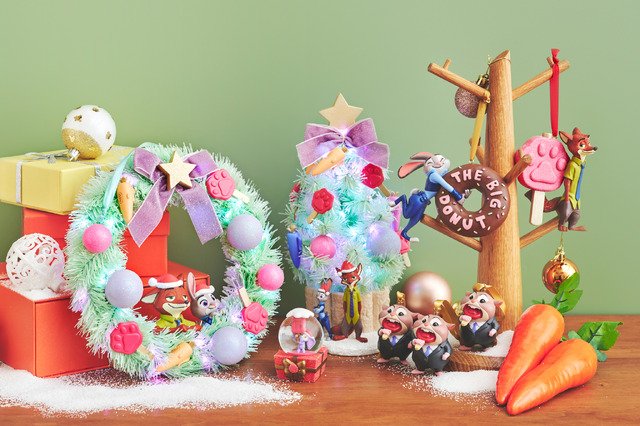 ディズニー」クリスマスはトキメキが別格♪ ジュディ＆ニックのサンタ